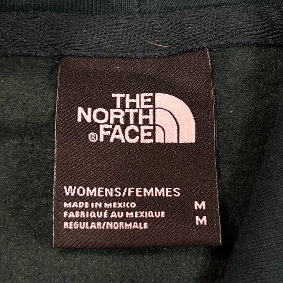 The North Face Half Dome Novelty Pullover Hoodie Womens Medium Green Plaid - Picture 6 of 9